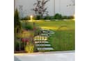 relaxdays Gartenzaun Bronze 3er Set Verziertes Stecksystem Bild 5