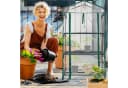 relaxdays Foliengewächshaus Balkon Grün Transparent Bild 1