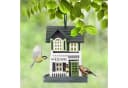 relaxdays Vogelfutterhaus zum Aufhängen Bunt Skandinavisches Design Bild 1