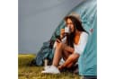 relaxdays Sichtschutzfächer Sicht- und Windschutz 4 Meter Grau Bild 3