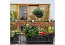 RELAXDAYS Blumenkasten Balkon 3er Set Braun Eisen Bild 1