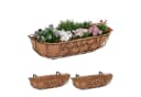 RELAXDAYS Blumenkasten Balkon 3er Set Braun Eisen Bild 2