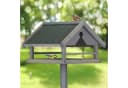 relaxdays Vogelhaus mit Ständer Grau/Grün Bild 3