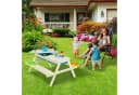 relaxdays Garten-Kindersitzgruppe Weiß mit Wannen Bild 3