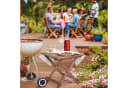 relaxdays Klapptisch Braun Holz Beistelltisch Klappbar Bild 1