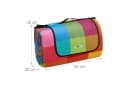 Relaxdays Picknickdecke XXL 200x300 cm Bunt Kariert Outdoor Bild 5