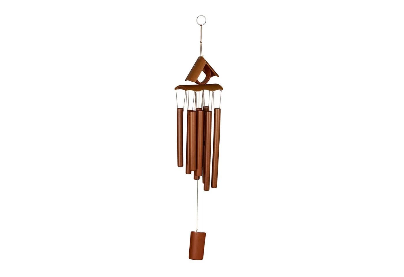 relaxdays Windspiel Bambus Spitzdach - Bild 2