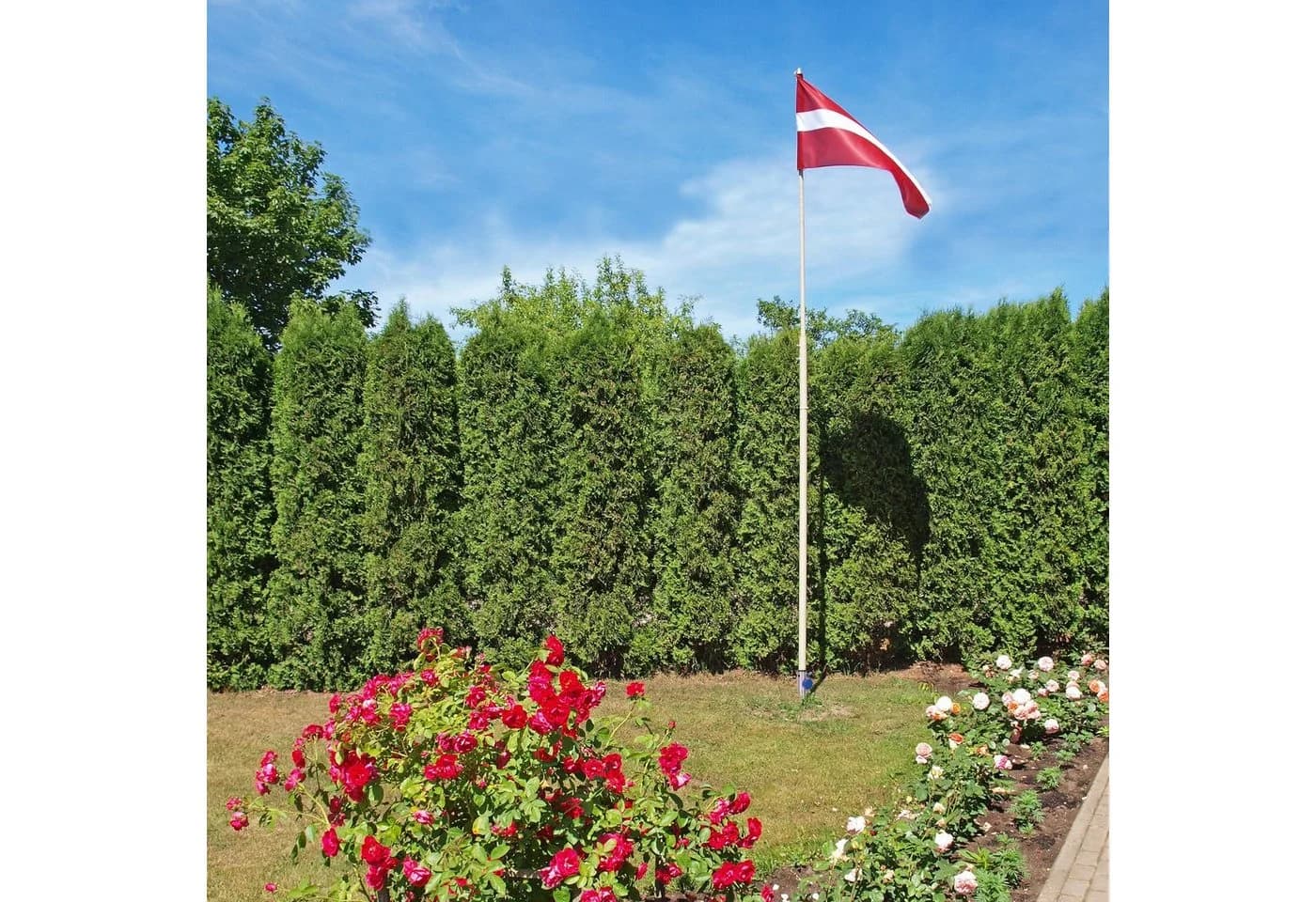 relaxdays Schirmhalter Bodenhülse aus Stahl mit 5 Adaptern - Bild 5