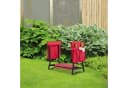 relaxdays Kniebank für Gartenarbeit Schwarz/Rot Bild 1