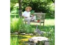 RELAXDAYS Gartenfigur Reiher 2er Set Grau Schwarz Rot Bild 3