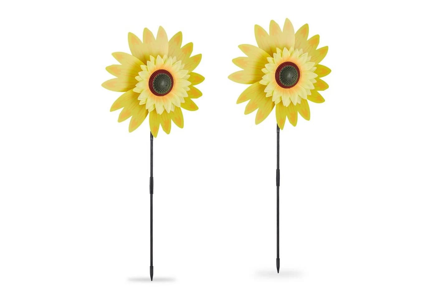 RELAXDAYS Windspiel 2er Set Sonnenblume Gelb - Bild 2