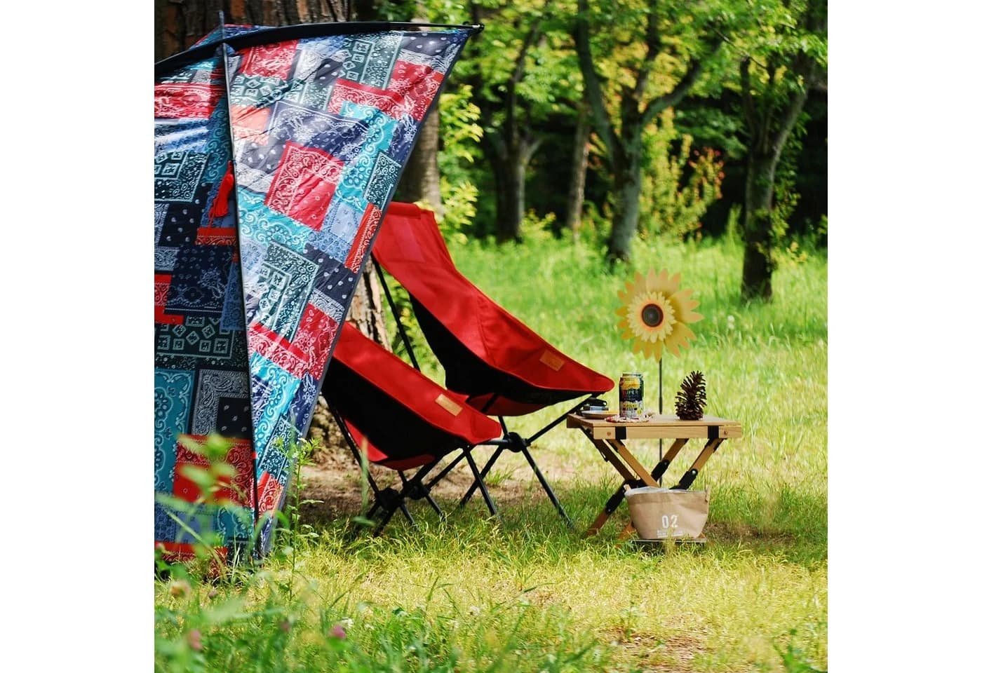 RELAXDAYS Windspiel 2er Set Sonnenblume Gelb - Bild 5