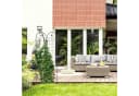 relaxdays Rankgitter 2er Set Schwarz Metall Bild 1