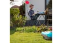 relaxdays Beetbegrenzung 4-teilig Schwarz Metall Bild 3