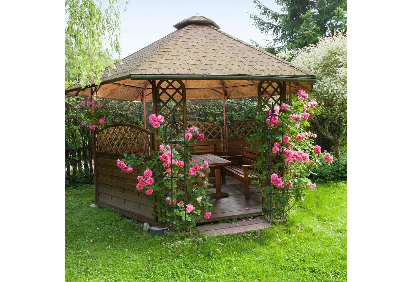 relaxdays Rankhilfe 100 cm 2er Set Schwarz