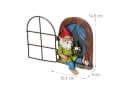 RELAXDAYS Gartenfigur Trinkender Zwerg im Fenster Bunt Bild 4