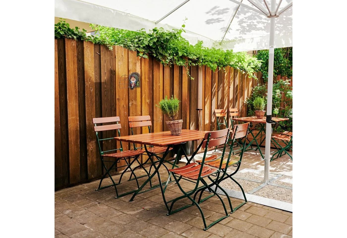 relaxdays Gartenfigur Schlafender Zwerg im Fenster Bunt - Bild 5