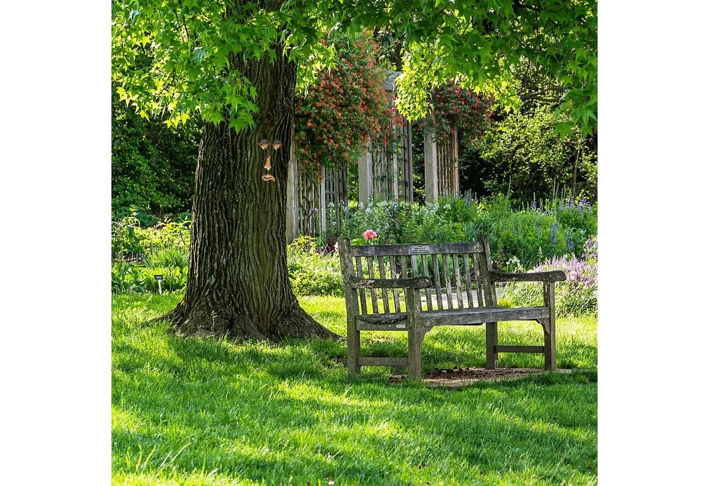 relaxdays Gartenfigur Baumgesicht 4-teilig Mehrfarbig - Bild 5