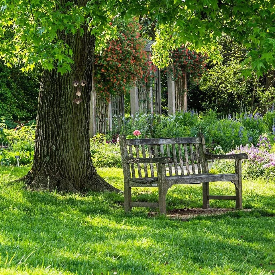 relaxdays Gartenfigur Baumgesicht 4-teilig Mehrfarbig Wetterfest - Bild 5