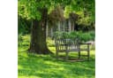 relaxdays Gartenfigur Baumgesicht mit Ruhe-Geste Beige Braun Bild 5