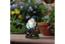 relaxdays Gartenzwerg mit Pilzen Bild 1