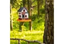 relaxdays Deko Vogelhaus Wirtshaus Bunt Holz Bild 1