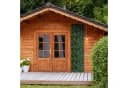 relaxdays Kunsthecken-Sichtschutz Efeu 12er Set Dunkelgrün Bild 5