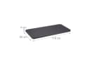 relaxdays Gartentisch Klappbar Grau Holzoptik Bild 5