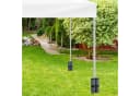 relaxdays Pavillon-Sandsäcke 4er Set Grau Oxford-Gewebe Bild 1