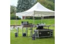 relaxdays Pavillon-Sandsäcke 4er Set Grau Oxford-Gewebe Bild 5