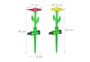 relaxdays Sprinkler Blume 6er Set Bunt Bild 4