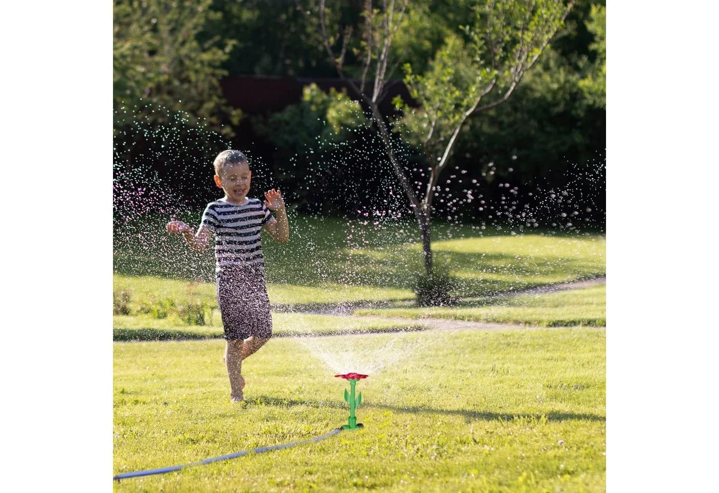 relaxdays Sprinkler Blume 6er Set Bunt - Bild 5