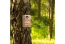 relaxdays Nistkasten mit Reinigungsklappe Natur Tannenholz Bild 1