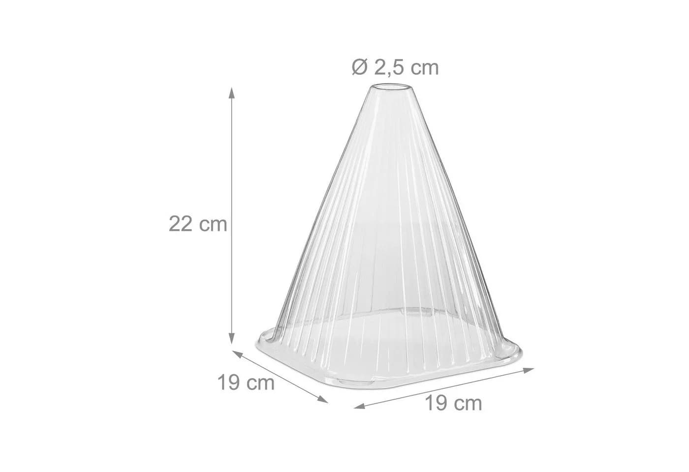 Pflanzenschutzdach aus PVC - Transparent, 80er Jahre Stil - Bild 4
