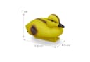 relaxdays Teichente Küken 10er Set Gelb Schwarz Bild 4