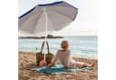 relaxdays Sonnenschirm Blau Höhenverstellbar mit Tragetasche Bild 3