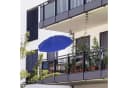 relaxdays Sonnenschirm Blau Höhenverstellbar mit Tragetasche Bild 5