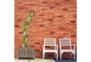 relaxdays Ausziehbares Rankgitter 3er Set Tannenholz Natur Bild 1
