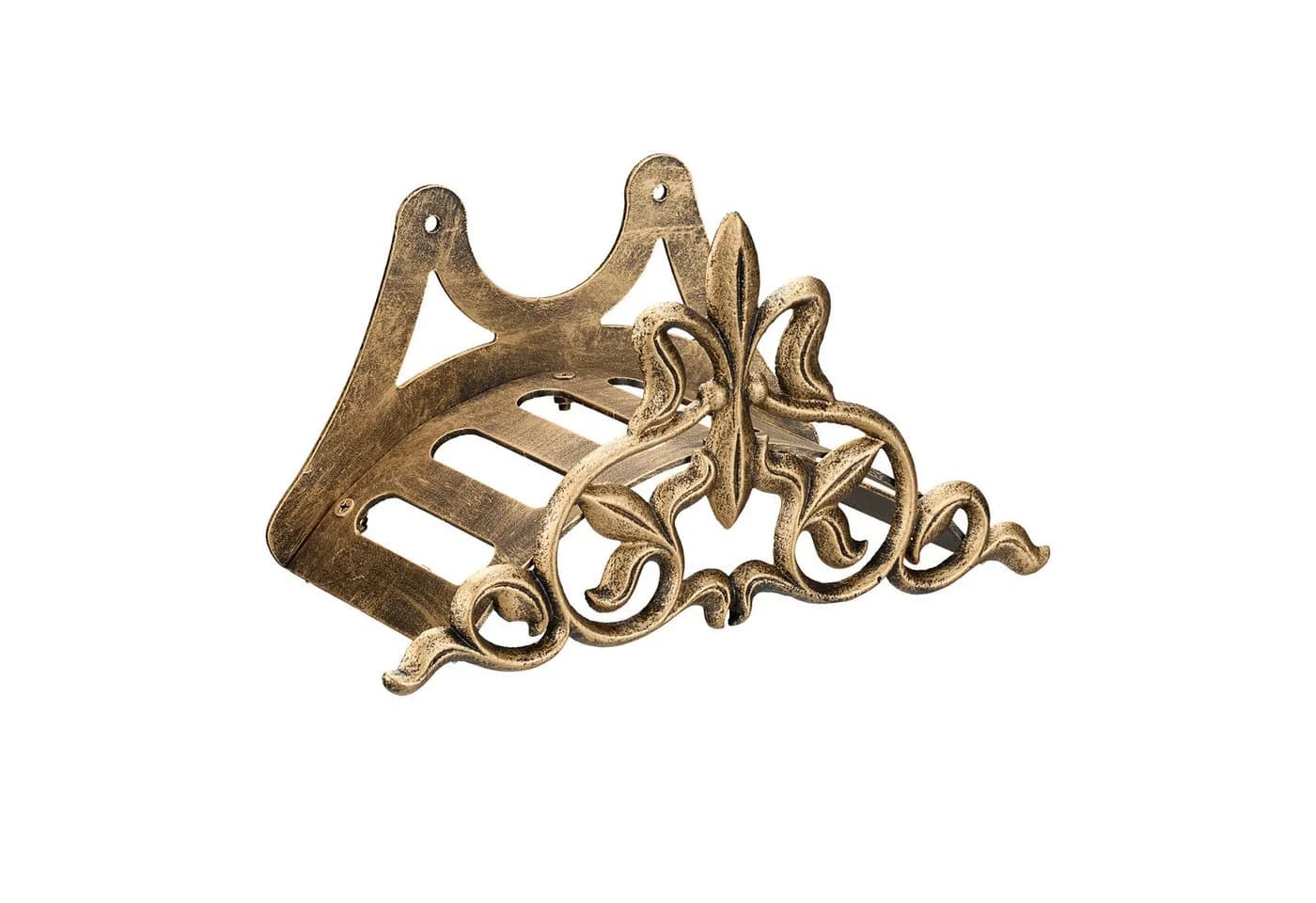 relaxdays Antiker Schlauchhalter Gusseisen Bronze - Bild 2