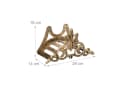 relaxdays Antiker Schlauchhalter Gusseisen Bronze Bild 4