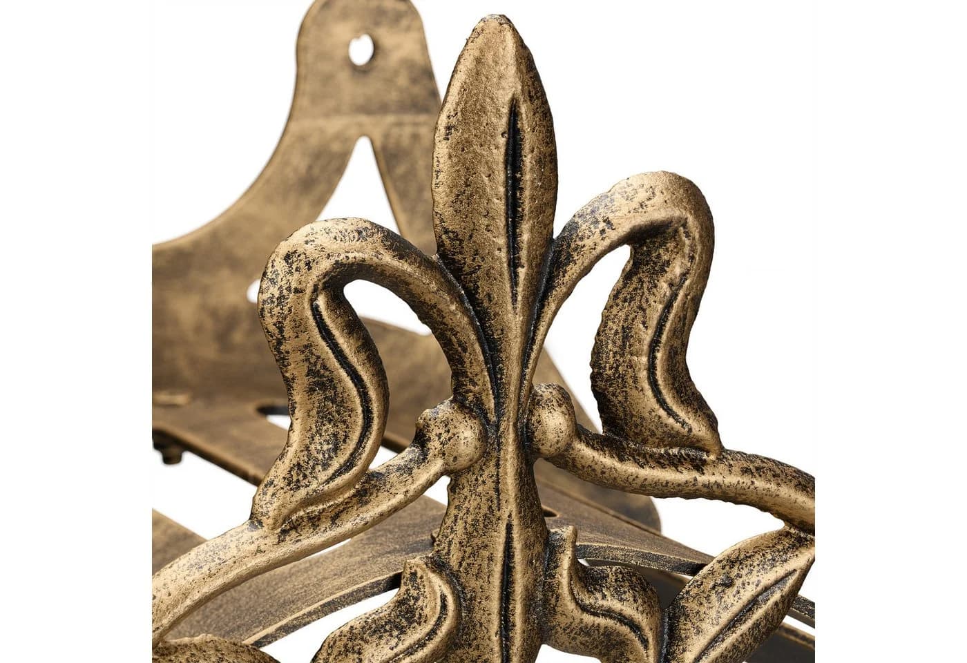 relaxdays Antiker Schlauchhalter Gusseisen Bronze - Bild 5