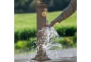 RELAXDAYS Gartenbrunnen Standbrunnen Antik Dunkelbraun/Gold Bild 3