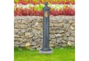relaxdays Gartenbrunnen Standbrunnen Antik Grau/Gold Bild 1