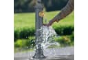relaxdays Gartenbrunnen Standbrunnen Antik Grau/Gold Bild 3