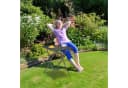 relaxdays Gartentisch Grau Rattanoptik Klappbar Bild 3