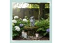 RELAXDAYS Gartenfigur Grabschmuck für Hunde Engel Grau Polyresin Bild 1
