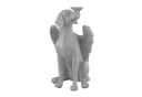 RELAXDAYS Gartenfigur Grabschmuck für Hunde Engel Grau Polyresin Bild 2