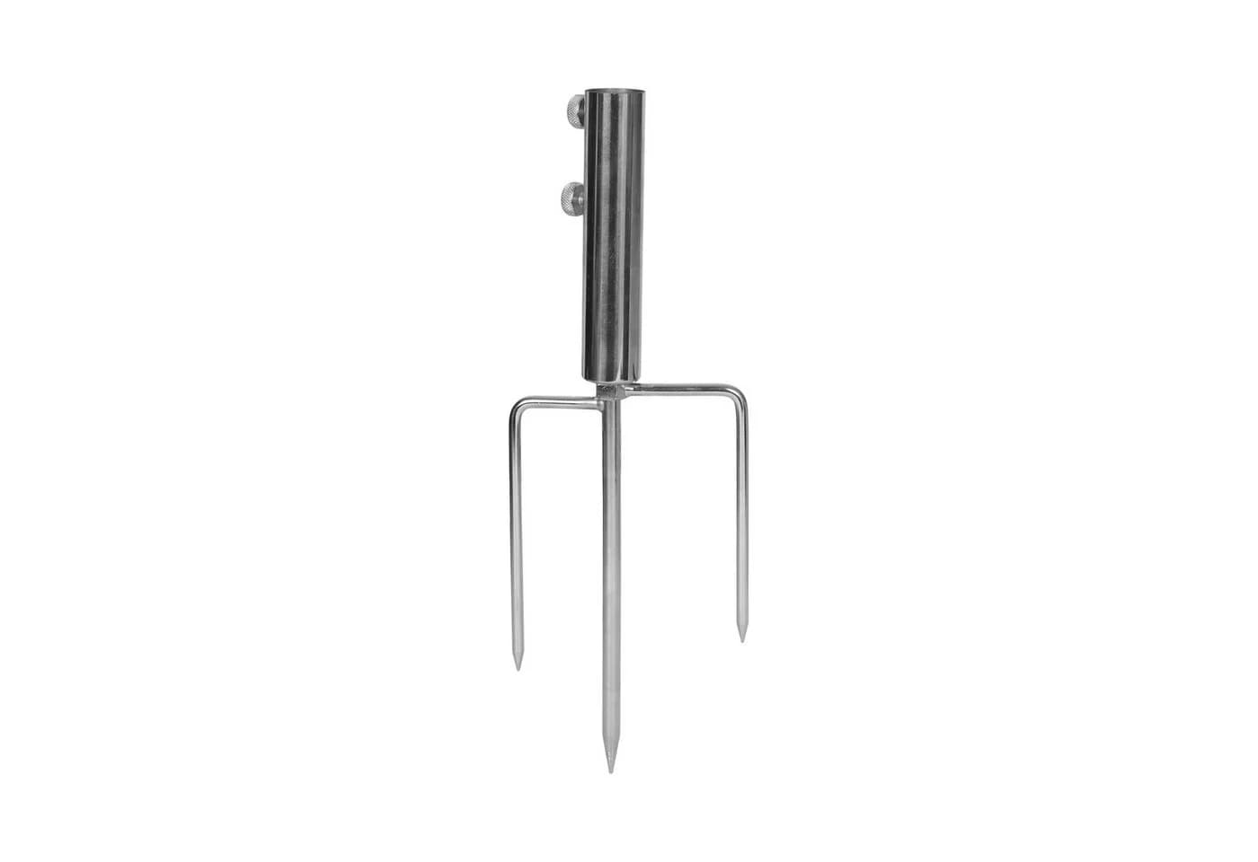 RELAXDAYS Bodendübel Rasendorn für Sonnenschirm Edelstahl Silber - Bild 2