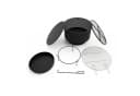relaxdays Feuerschale mit Grillrost Schwarz 3in1 Multifunktion Bild 5