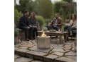 RELAXDAYS Feuerschale ohne Rauch Edelstahl Silber Bild 1
